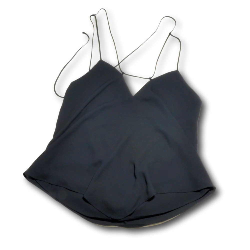 Express Black Strappy Top Size Medium